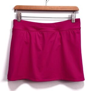 Lands' End Bright Pink Swim Skirt Skort with Built-In Bottom